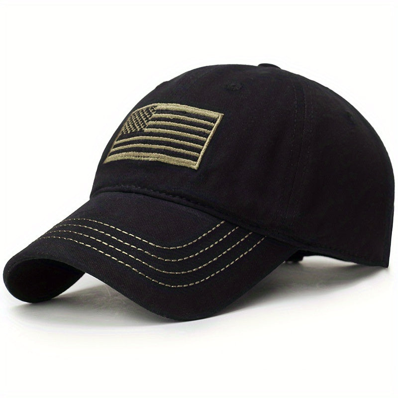 American Flag Patch Baseball Cap Tactical Unisex Camouflage Sun Hats