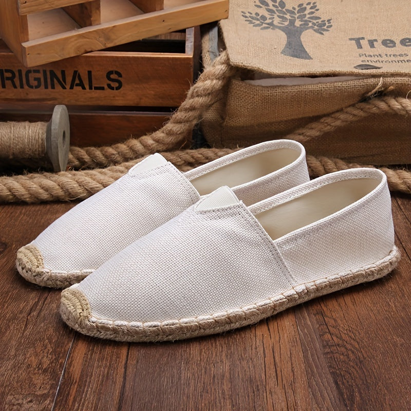 Men's Espadrille Shoes Casual Slip on Shoes Comfortable 