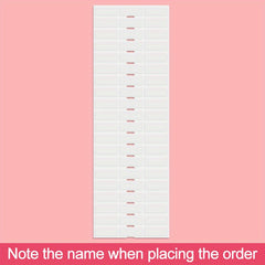 30 Custom Waterproof Name Stickers 3x1 Medium Size Personalized First Name Label