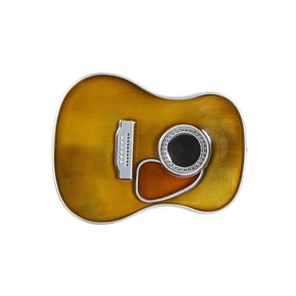 Violin-Shaped Belt Buckle for Men