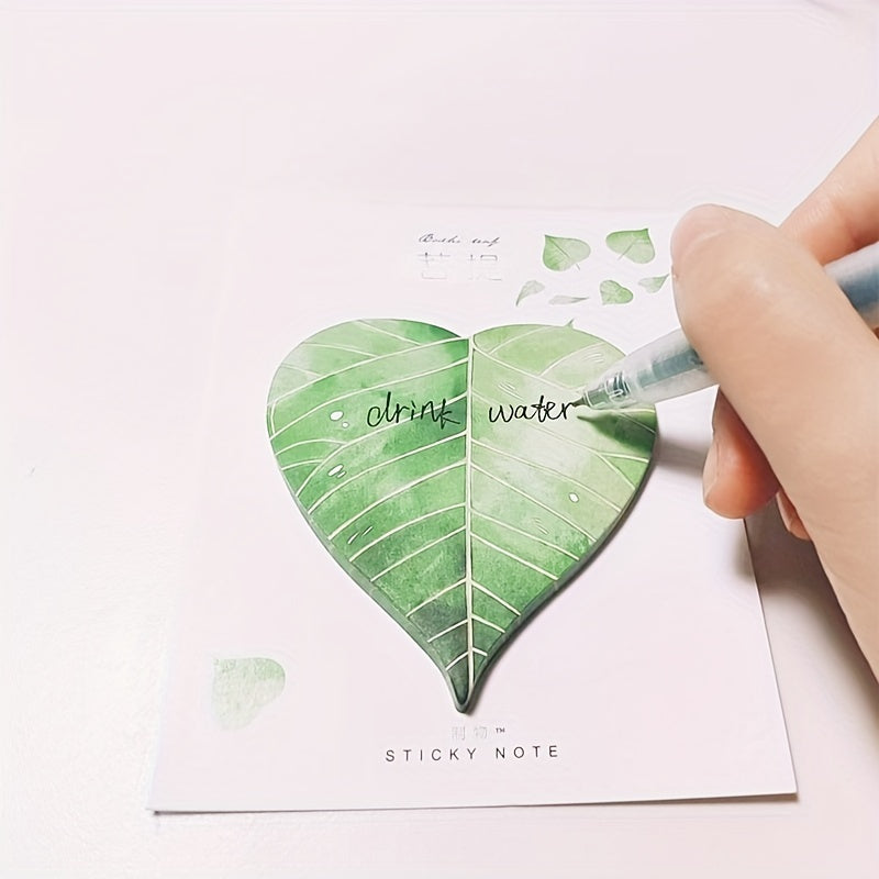 Bright Leaves Sticky Notes 30 Sheets Easy To Post Home Office Notebook