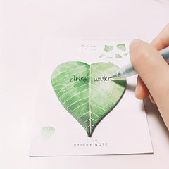 Bright Leaves Sticky Notes 30 Sheets Easy To Post Home Office Notebook