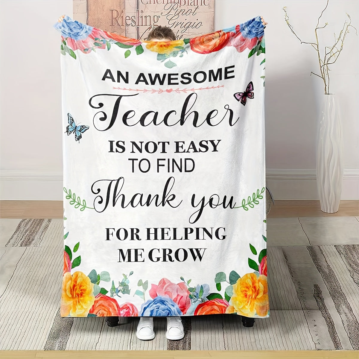 Teacher's Outdoor Flannel Blankets for Home Travel