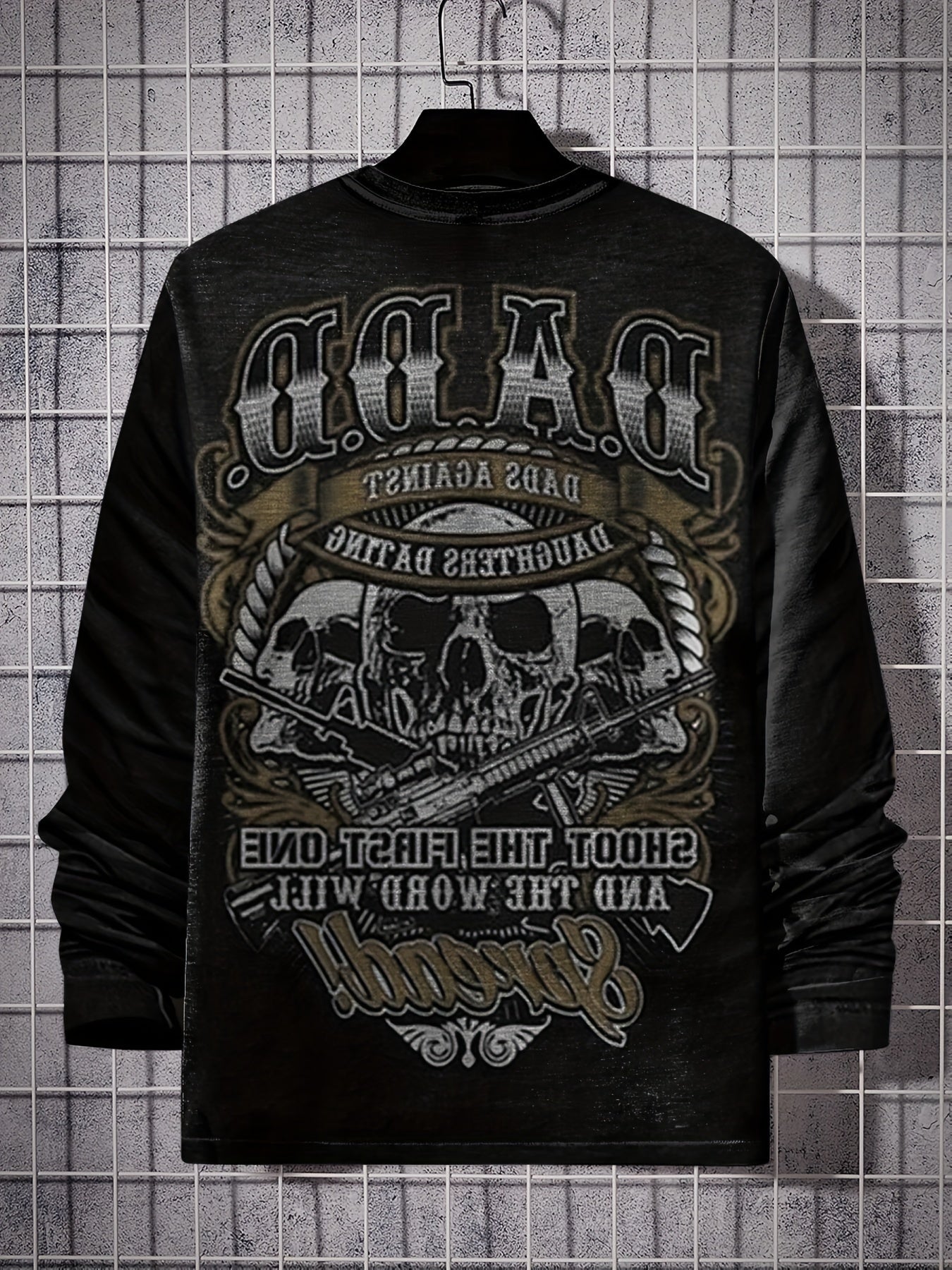 Skulls 3d Print Men's Graphic Tee Casual Comfy Shirt For Summer
