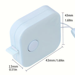 1pc 60inches Tape Measure Portable Ruler 1.5m Plastic Tape Measure