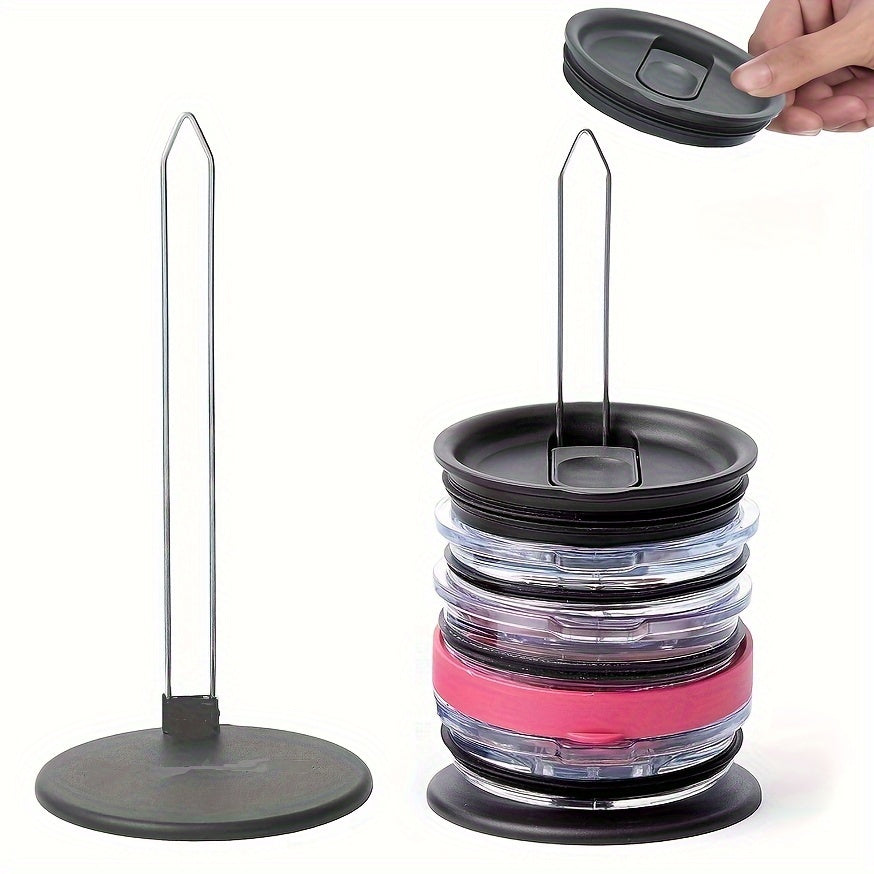 Cup Lid Organizer Storage Bracket Space Saving Cup Accessories