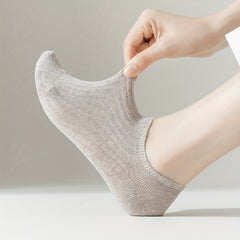 5 Pairs Soft Lightweight Ankle Socks Women's Stockings & Hosiery
