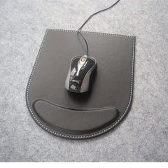 PU Leather Mouse Pad Non Slip Mouse Wrist Pad