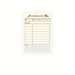 Portable Weekly Planner Notepad - Keep Track of Your Study Time & Daily Memos