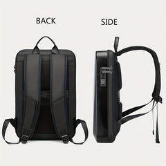 Large Capacity Waterproof Laptop Backpack w/ USB Charging