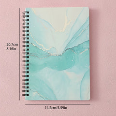 A5 Marble Page Texture Notebook 80 Sheets