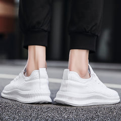 Men's Knit Running Shoes Lightweight Athletic Sneakers