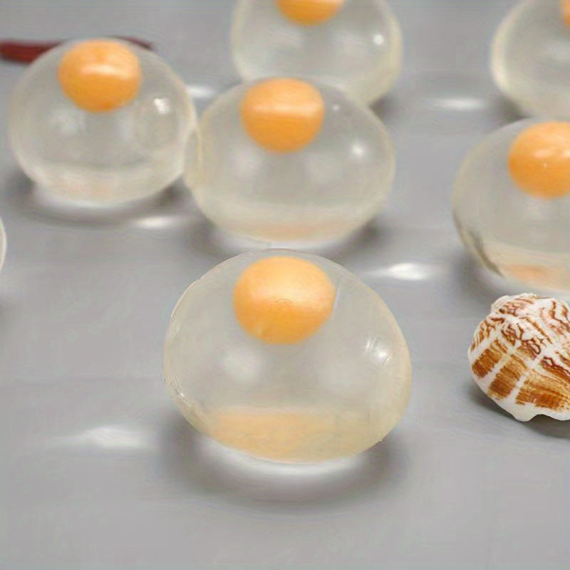 Double Yellow Egg Decompression Toy - Pinch Pinch Music