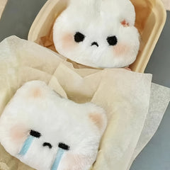 Cute Rabbit Plush Keychains with Sound - Stylish Backpack Accessory