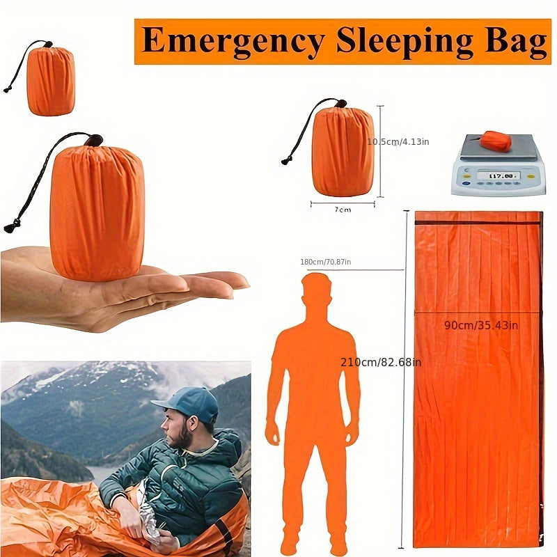 Emergency Sleeping Bag Insulation Polyester Film Camping Life-saving