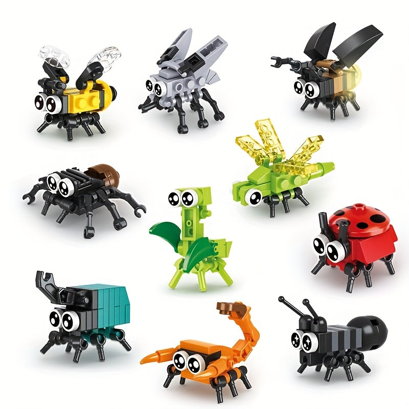 20pcs Insect Building Blocks Set for Young People
