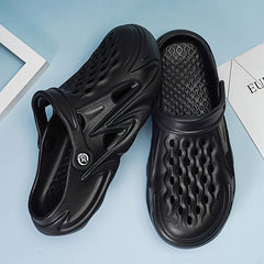 Unisex Lightweight Comfy Clogs Hollow Out Non Slip Garden Shoes Summer