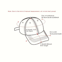 Y2K Letter Embroidered Baseball Cap Cotton Patch Sports Hat