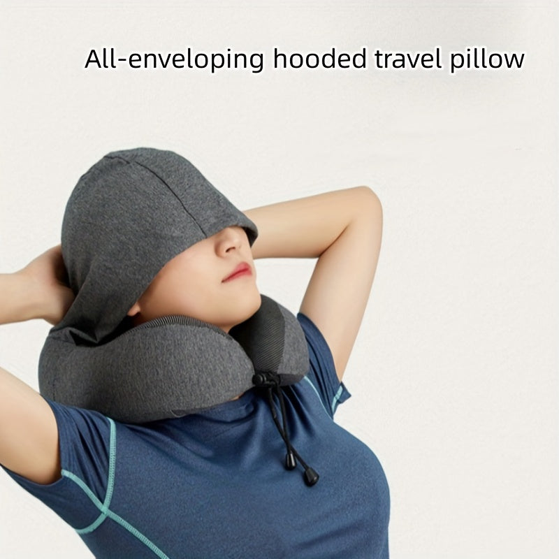 Portable U Shaped Pillow Memory Cotton Neck Pillow for Travel