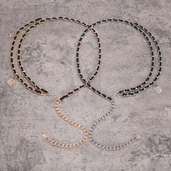 Chain Belt Women's Waist Chain Accessories for Skirt Shirt Pants
