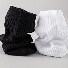 5 Pairs Ribbed Ankle Socks Soft Lightweight All Match Women's Stockings