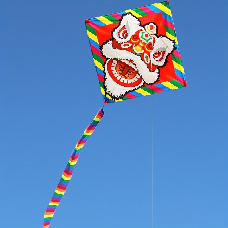 Chinese Lion Kite with 10m Tail