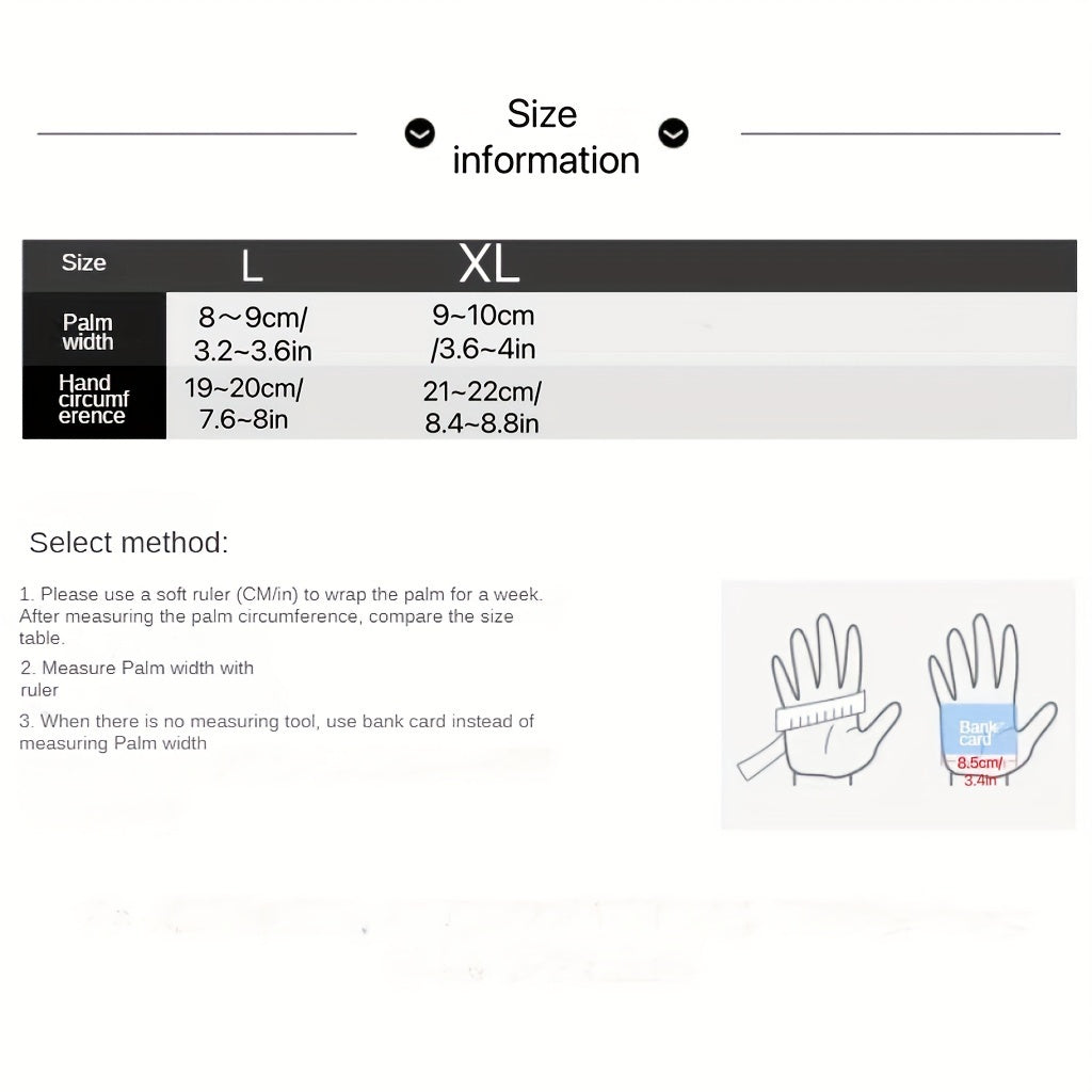 Outdoor Sports Cycling Gloves Touch Screen Zipper Warm Windproof Gloves