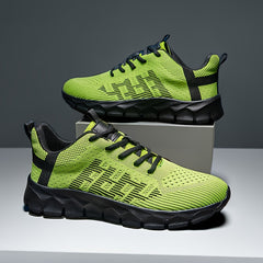  Men's Breathable Sneakers Comfy Non Slip Soft Sole Shoes