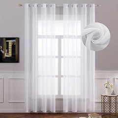 Modern Fresh Pastoral Polyester Curtain for Home Decoration