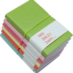 Mini Smiley Face Journal Set with PU Leather Case