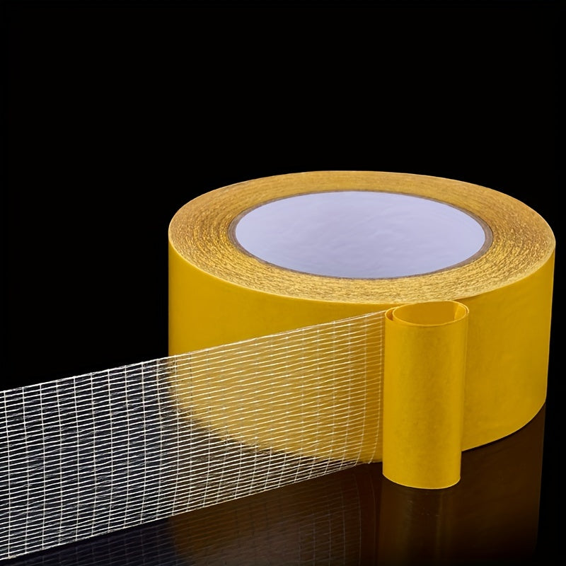 High Viscosity Double Sided Mesh Tape for Glass - Transparent