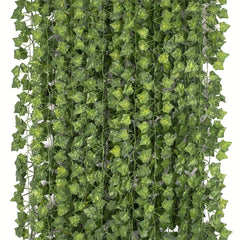 12pcs 2.2m Artificial Ivy Leaf Hanging Plant Garden Wedding Wall Decoration