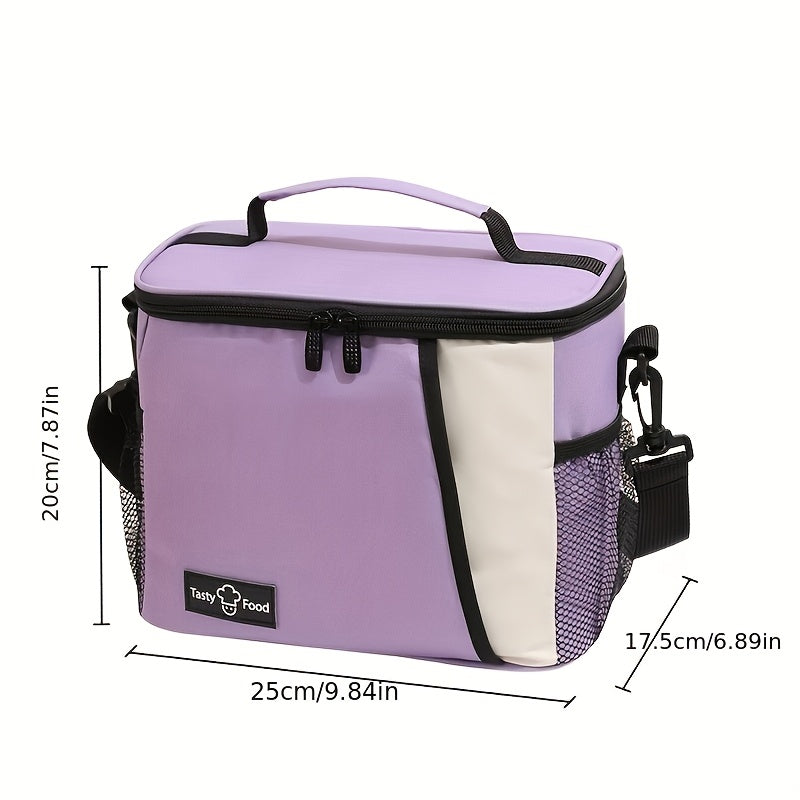 Waterproof Insulated Lunch Bag Large Capacity PEVA Lunch Box Holder