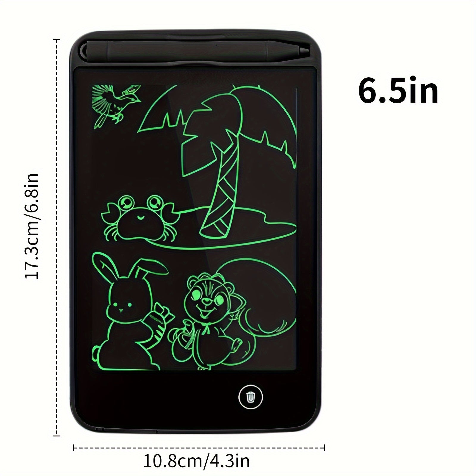 Doodle Handwriting Board Screen Display Pink 6 5 8 5 10inch Multiple Colors