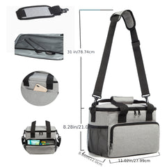 Cooling Ice Pack for Lunch Bag, Slim & Reusable Gel Pack