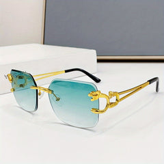 Men's Rimless UV Protection Sunglasses for Party
