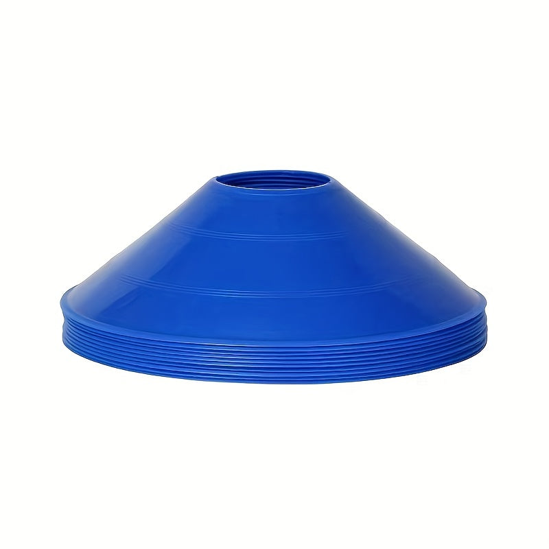 10pcs Basketball & Football Training Discs with Holder & Bag