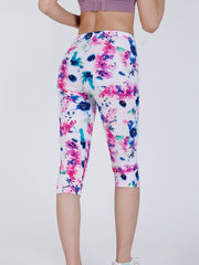 Floral Print High Waist Yoga Leggings