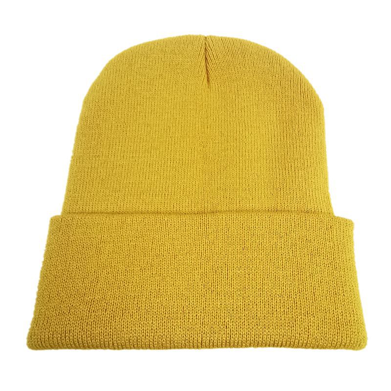Unisex Knitted Winter Beanie Hat Lady Autumn Cap