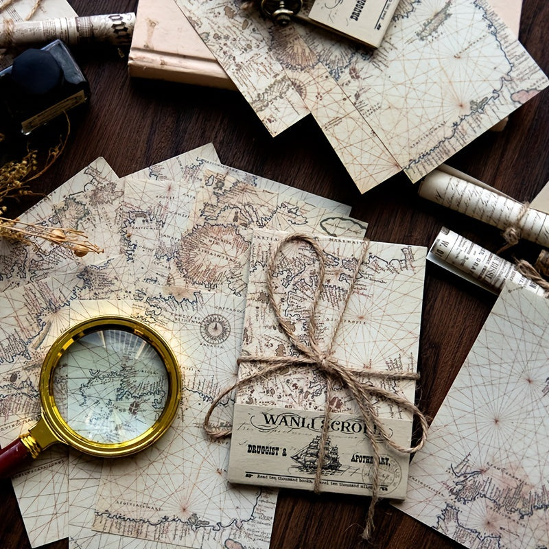 Vintage Newspaper Style Material Paper - DIY Crafts, Gift Wrapping
