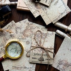 Vintage Newspaper Style Material Paper - DIY Crafts, Gift Wrapping