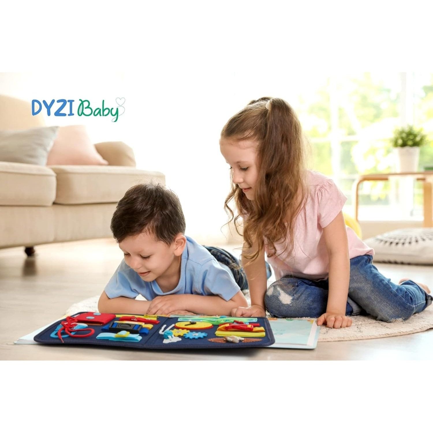 DYZI Busy Board - Sensory Travel Toy - Early Development Toy