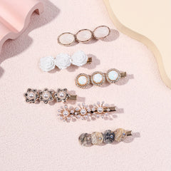 6pcs Hair Clips Non Slip Hair Decoration Girls Vacation Travel Accessory