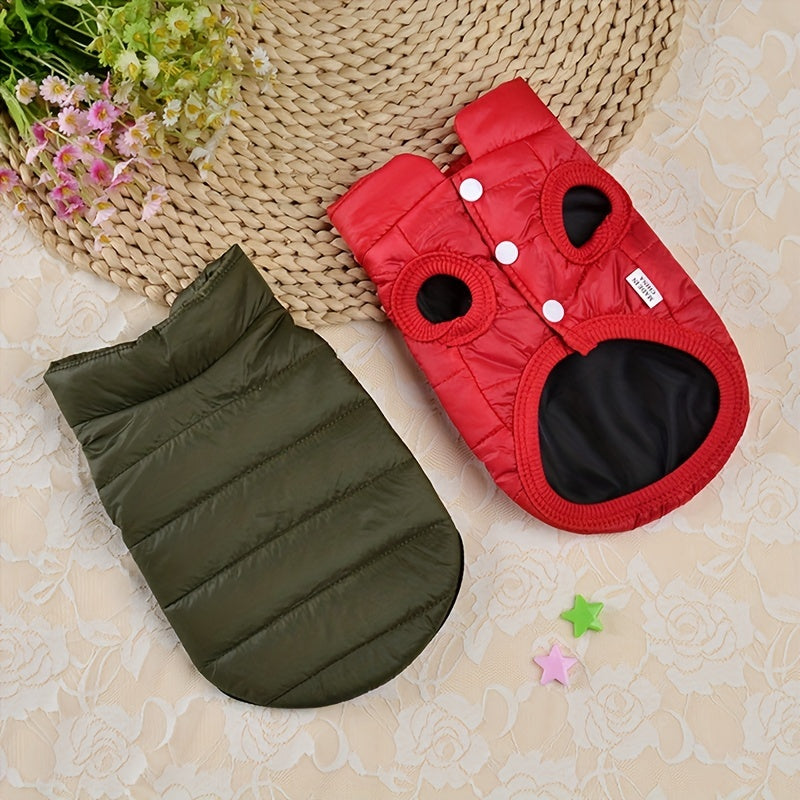 Pet Dog Vest Jacket Cold Weather Coats Small Medium Dogs Cats