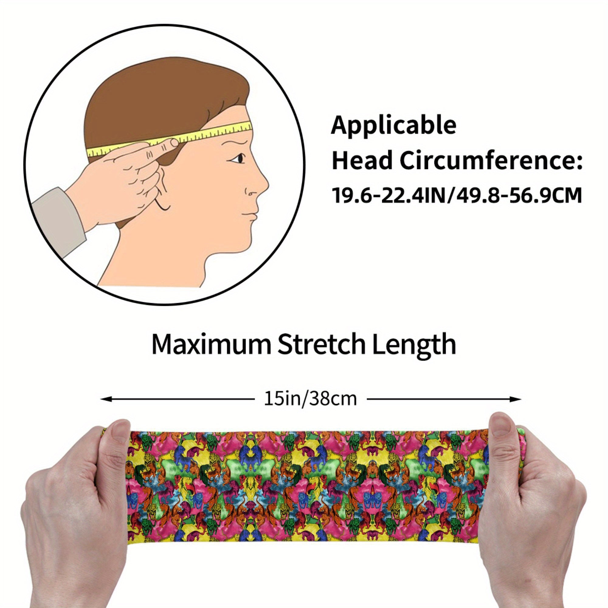 Tie Dye Headband for Sports & Casual Wear