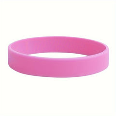 Silicone Rubber Wristband Cuff Bracelet Sports