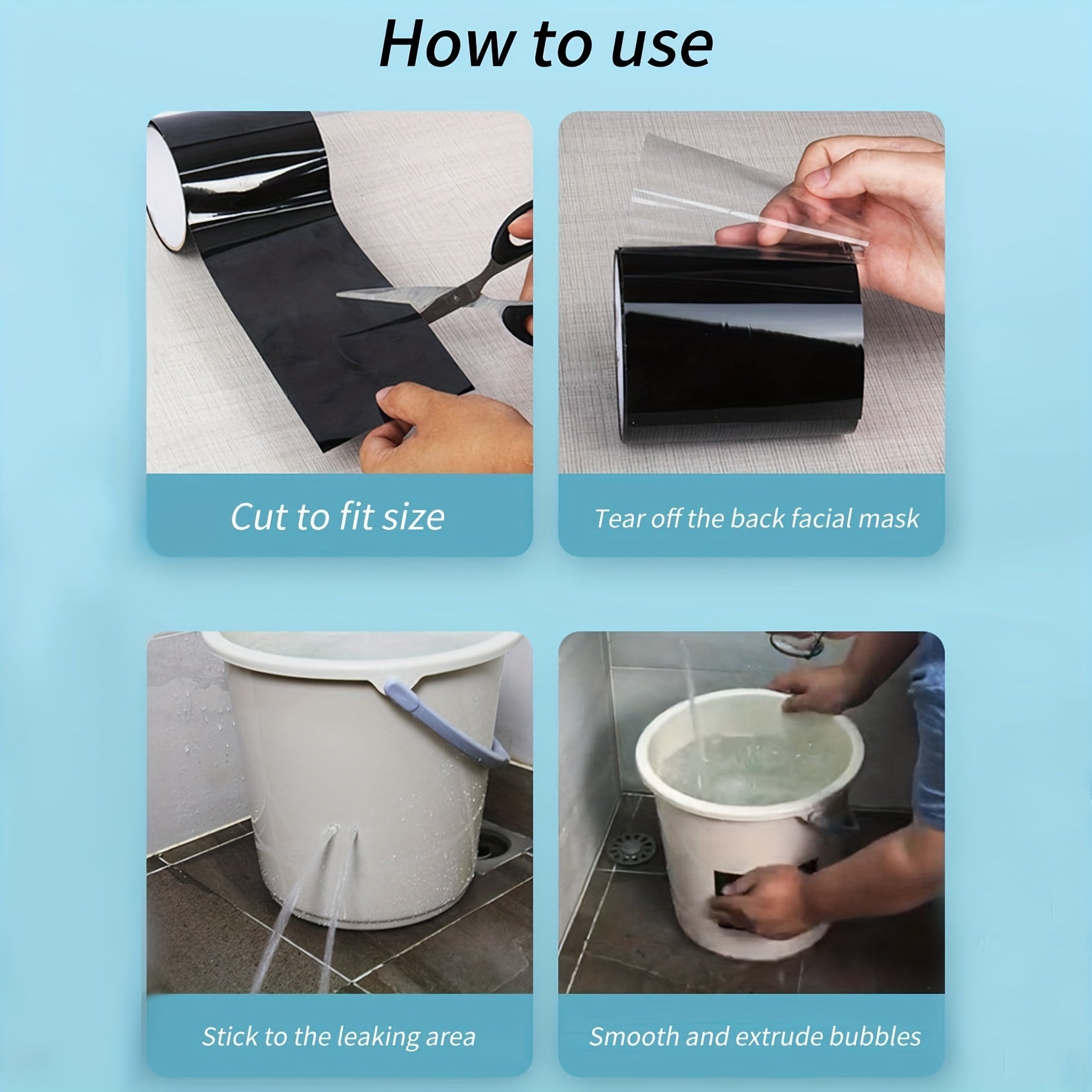 Waterproof Tape Strong Leak-proof Sticker Water Pipe Repair