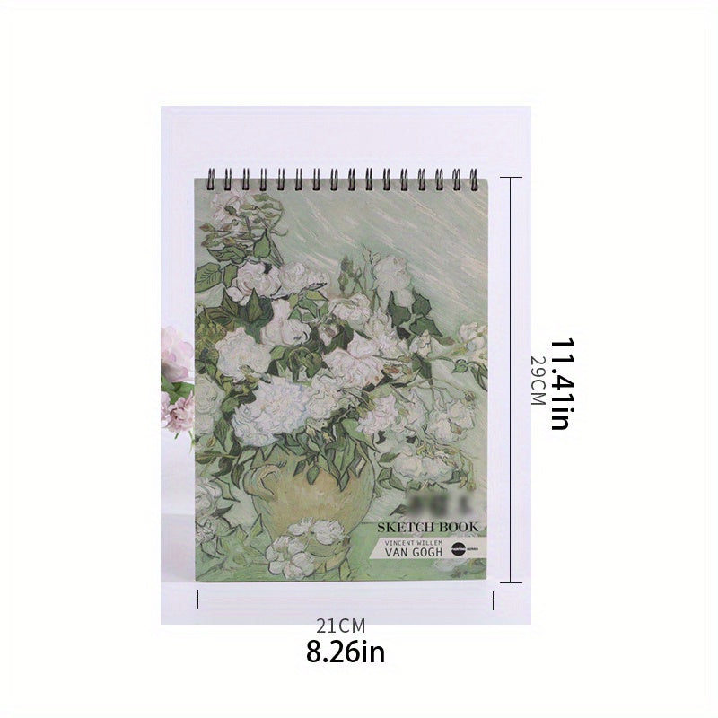 Vintage Painting Sketchbook Creative Hardcover Notebook