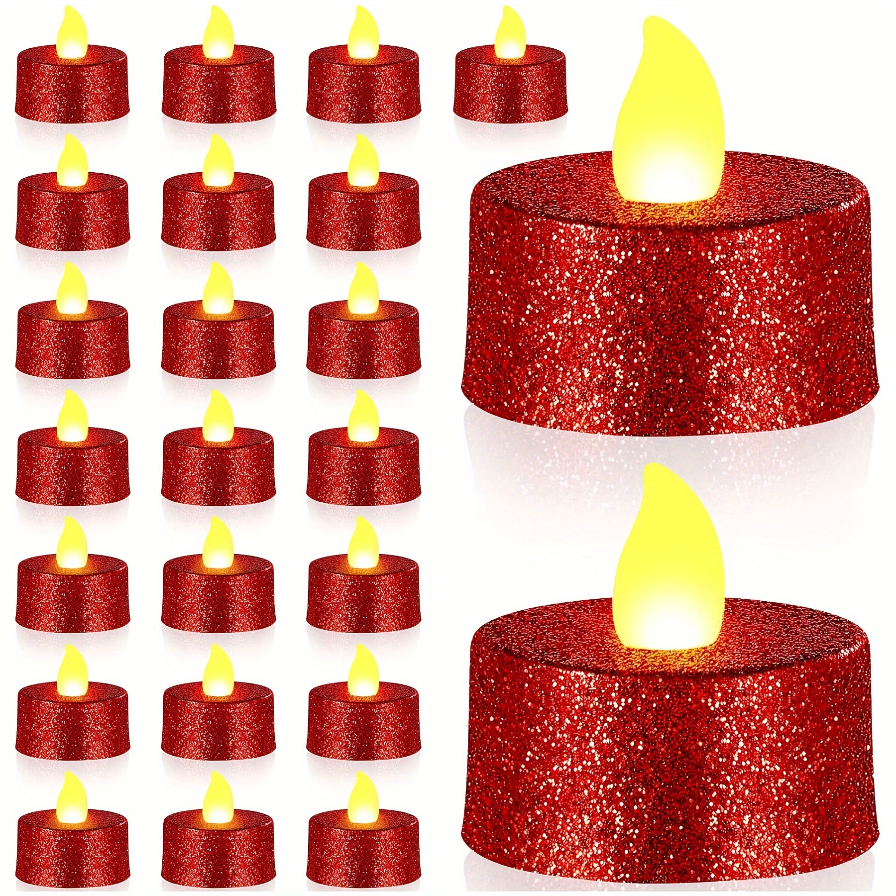 24pcs Electronic Candle LED Tea Wax Smokeless Candle Light