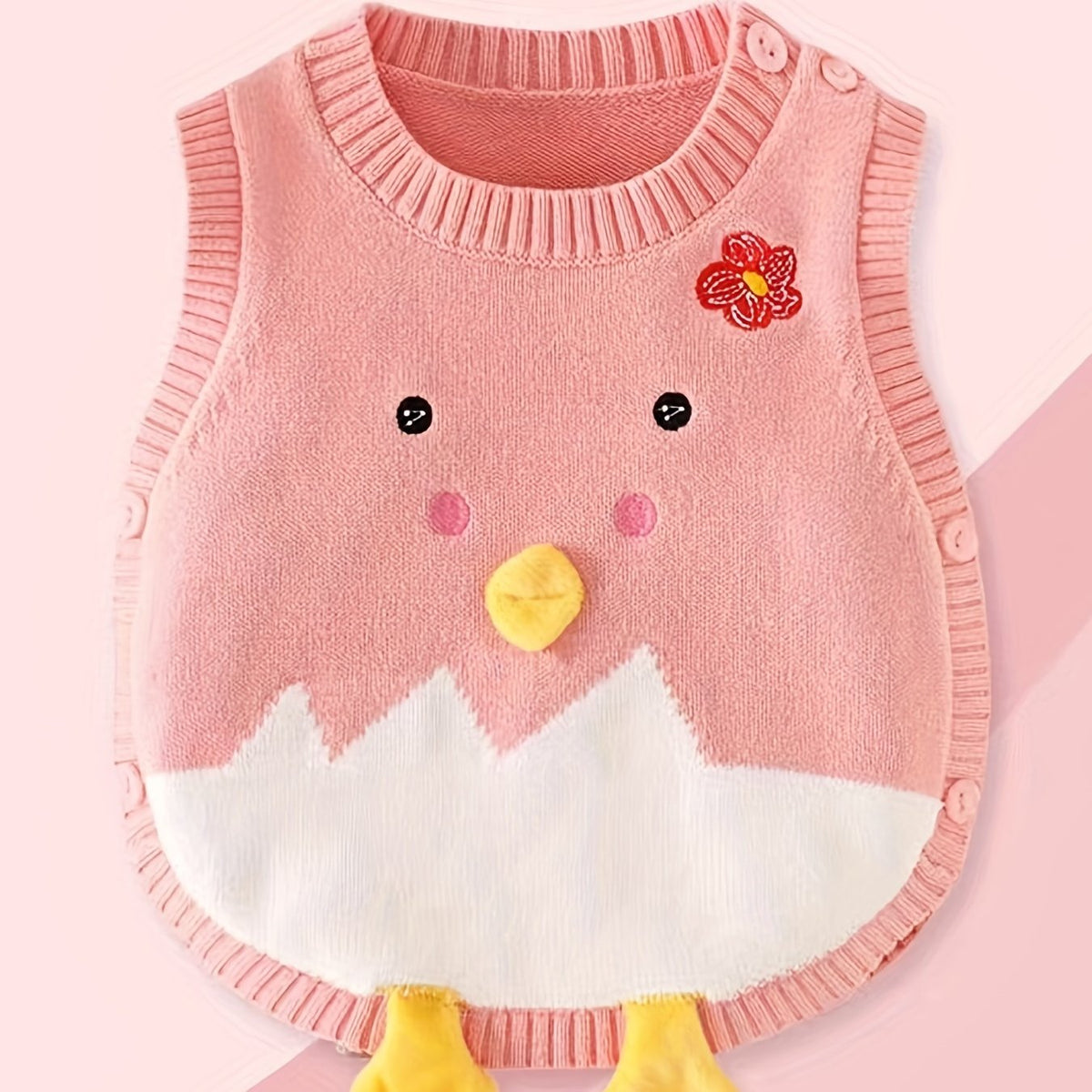 Cute Baby Sweater Vest for Spring & Autumn